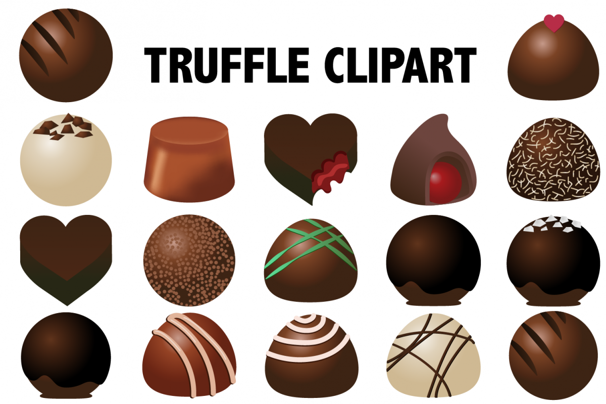 Chocolate Truffles Clipart example image 1