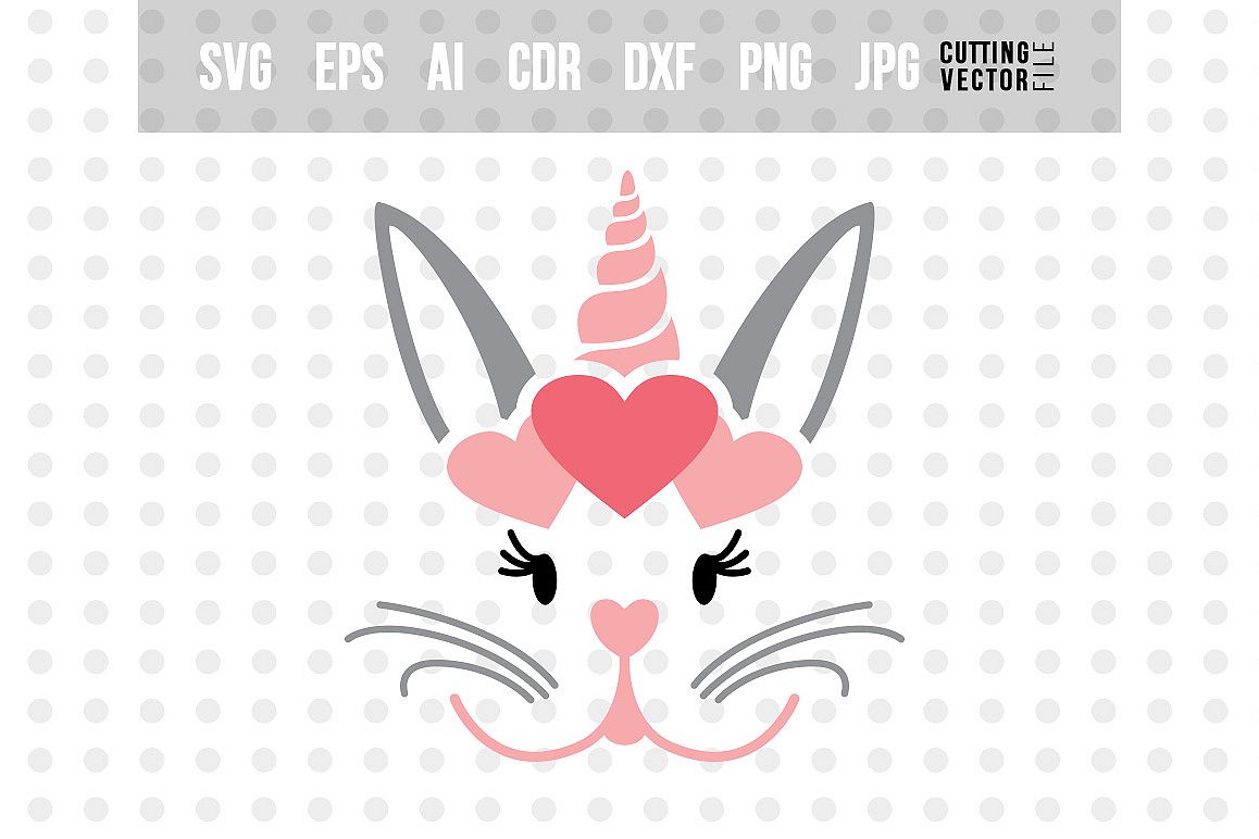 Download Bunny Unicorn SVG - File for Silhouette & Cricut