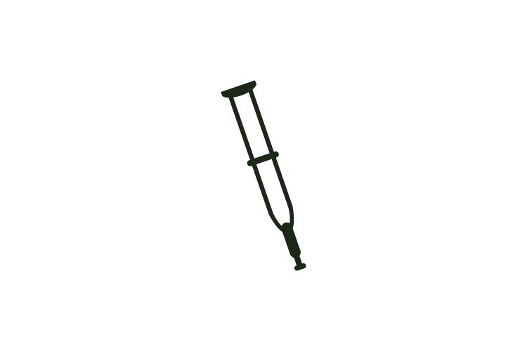 Crutch icon example image 1