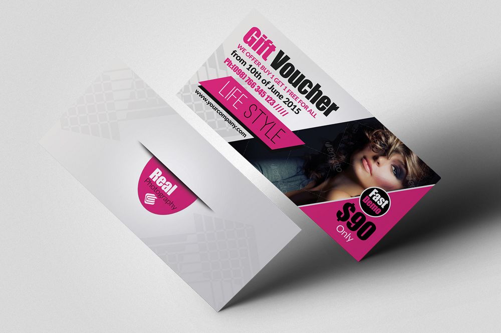 Beauty Fashion Promotion Gift Vouchers example image 1