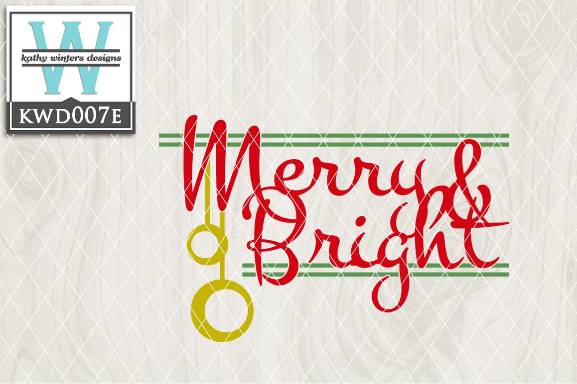 Christmas Cutting File KWD007E example image 1