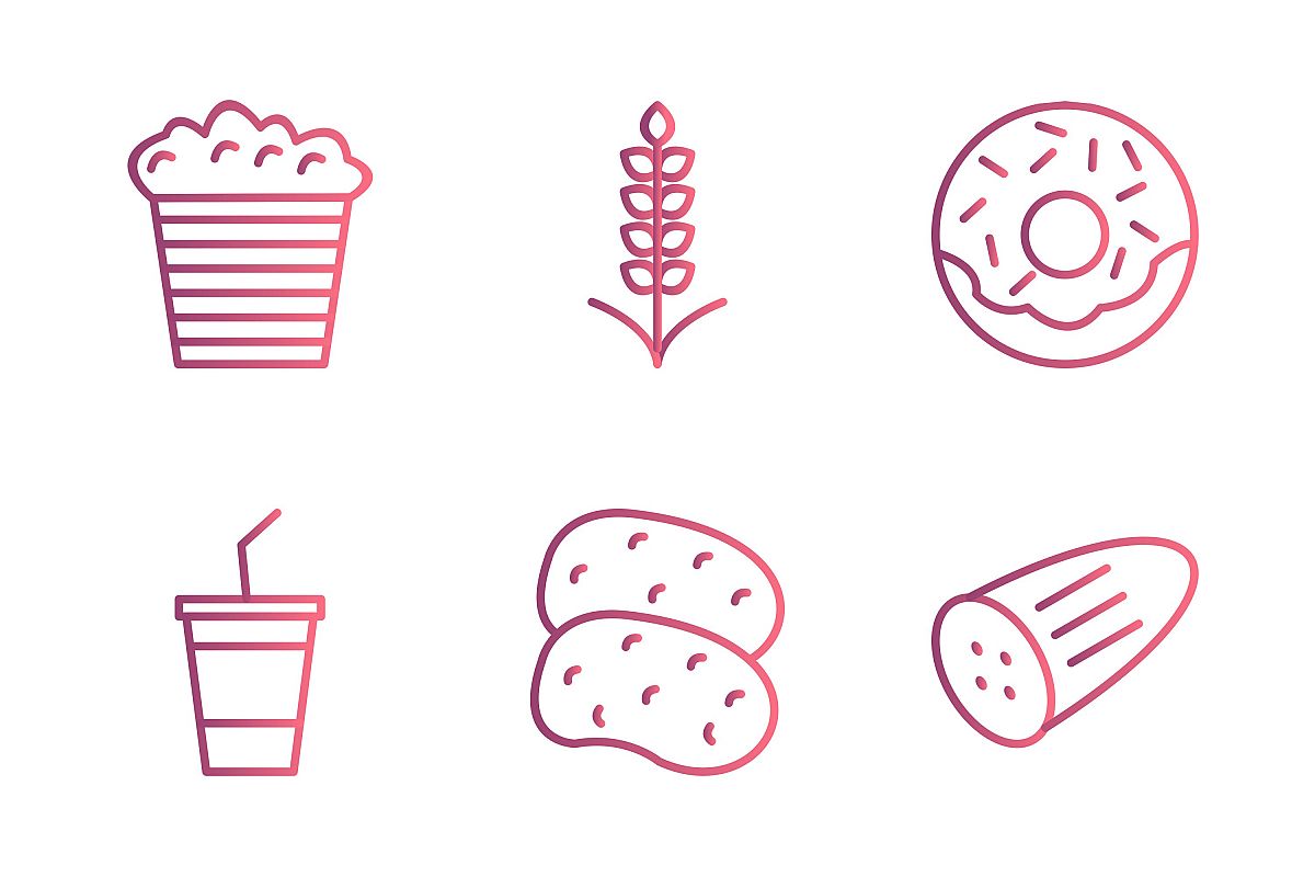 Set Of Food Icons example image 1
