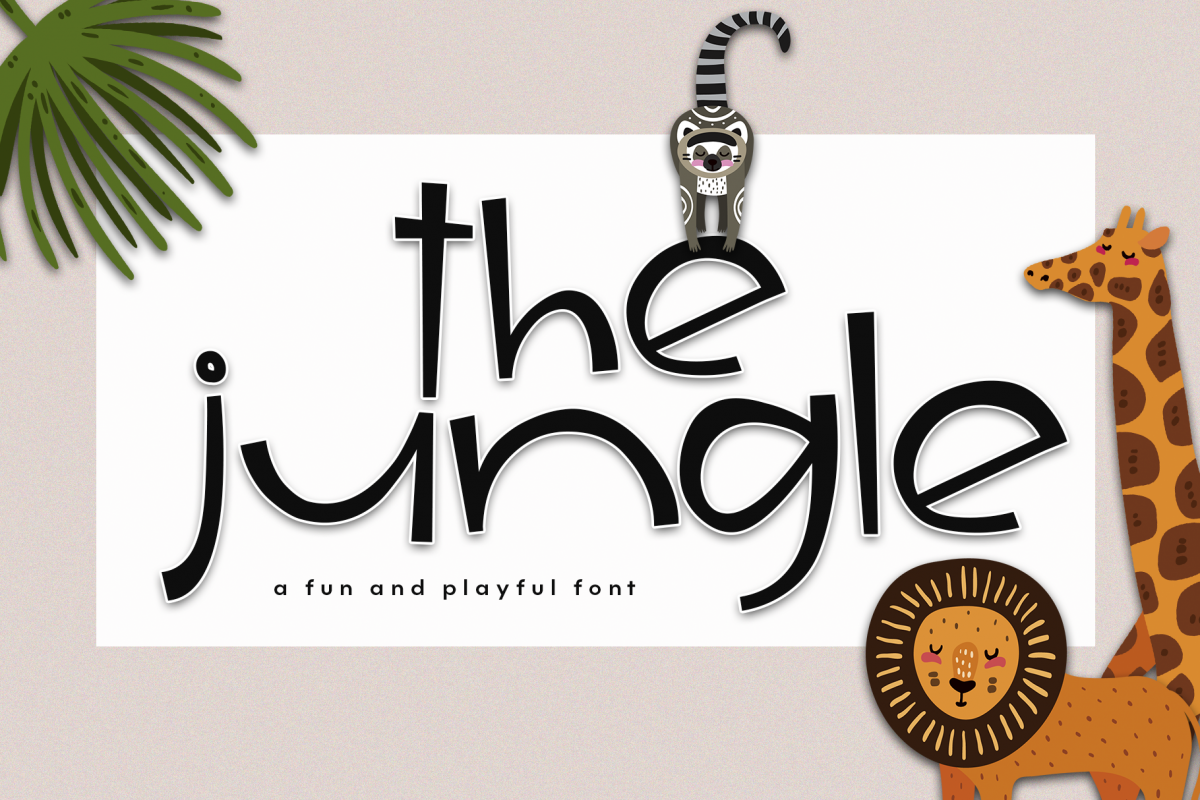 The Jungle - A Fun & Quirky Handwritten Font example image 1