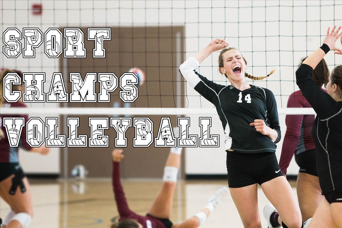 Sport Champs Volleyball Font example image 1