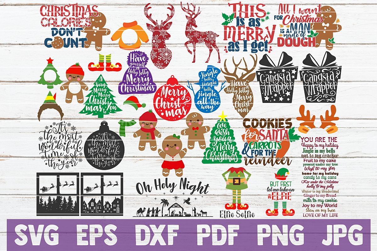 Christmas SVG Bundle | SVG Cut Files example image 1