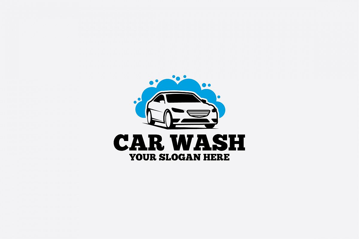 car wash logo (420576) | Logos | Design Bundles