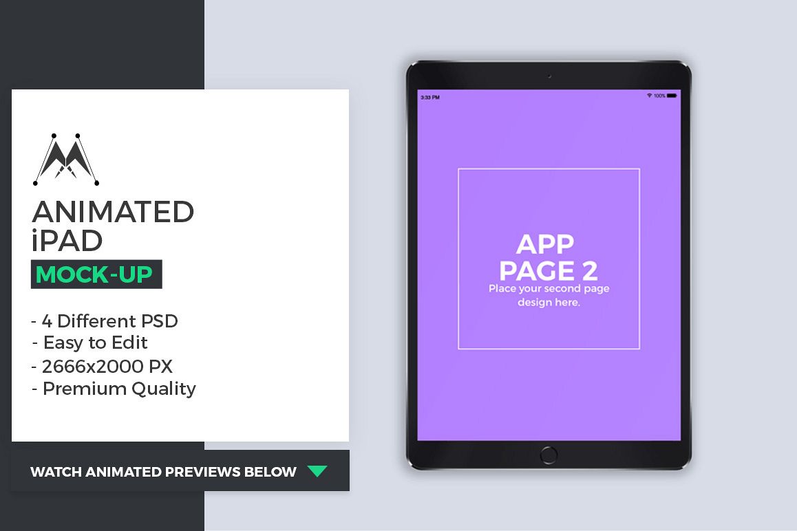 Animated iPed Mock-Ups example image 1