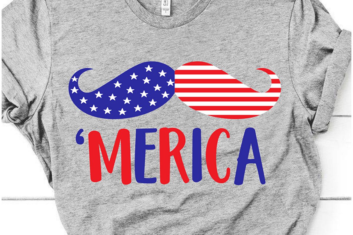 4th of July Svg, Merica Svg America Patriotic Svg for Cricut example image 1