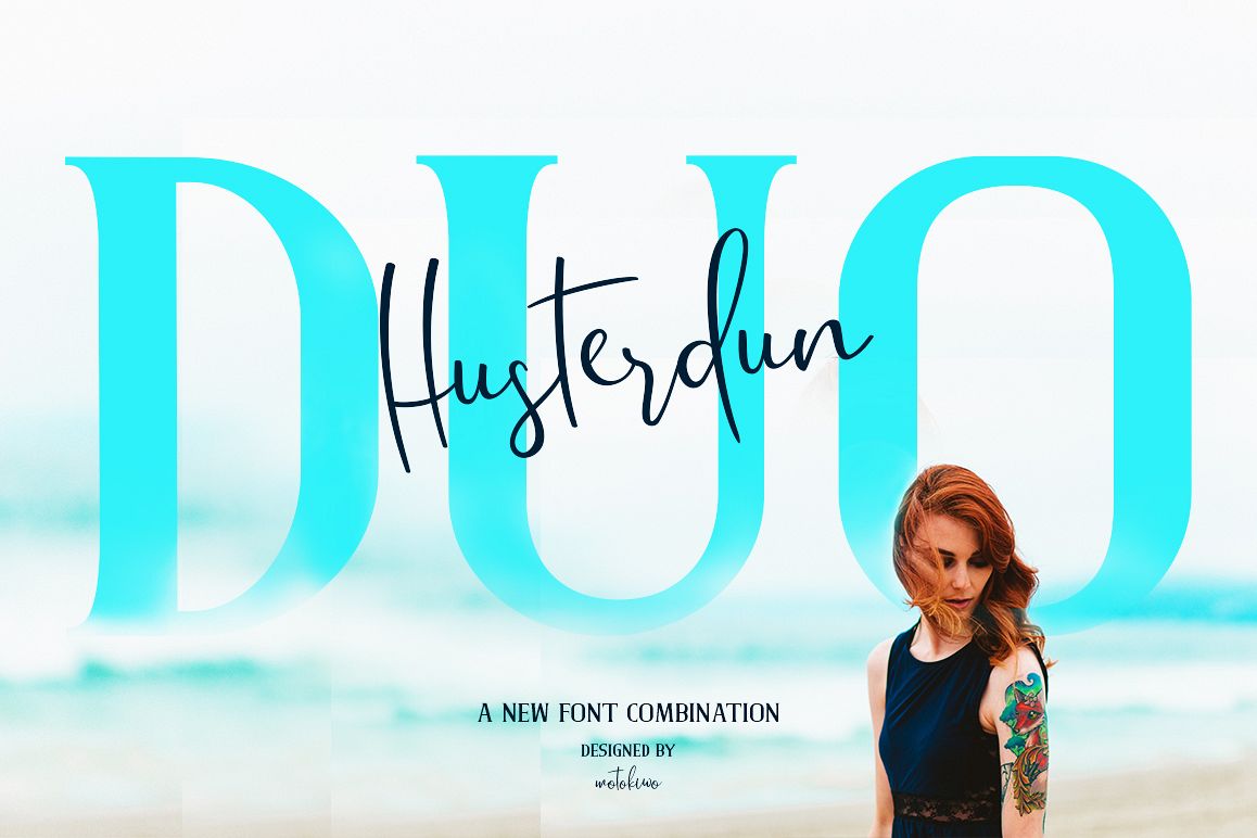 Husterdun Font Duo example image 1