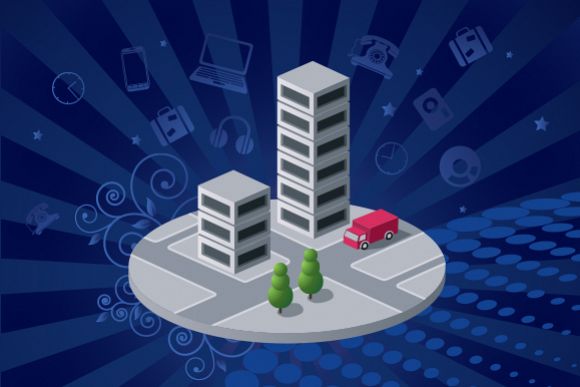 City vector isometric Illustrations example image 1