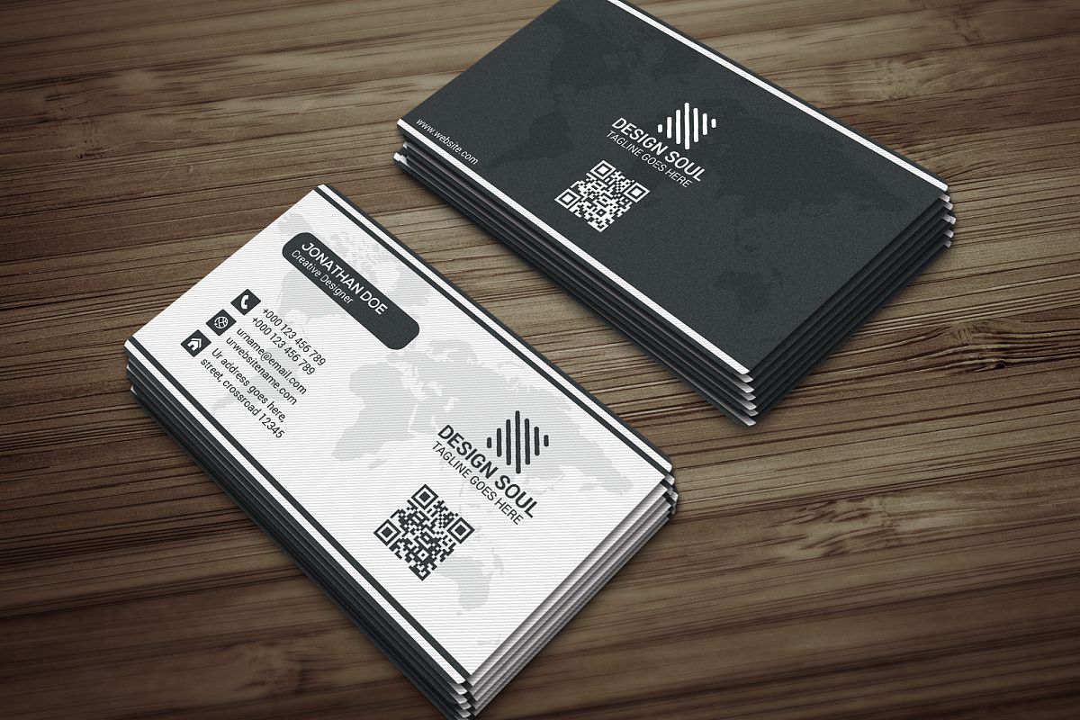 Modern Business Card example image 1