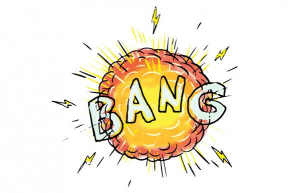 Explosion Bang Cartoon example image 1
