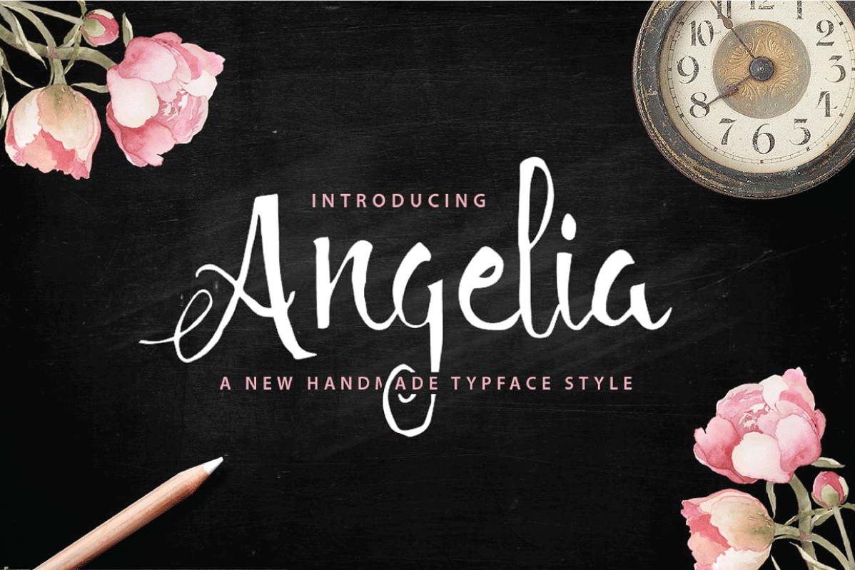 Angelia Script example image 1