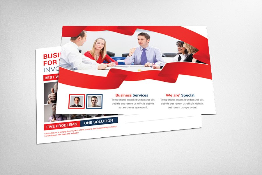 Smart Business Postcard Template example image 1