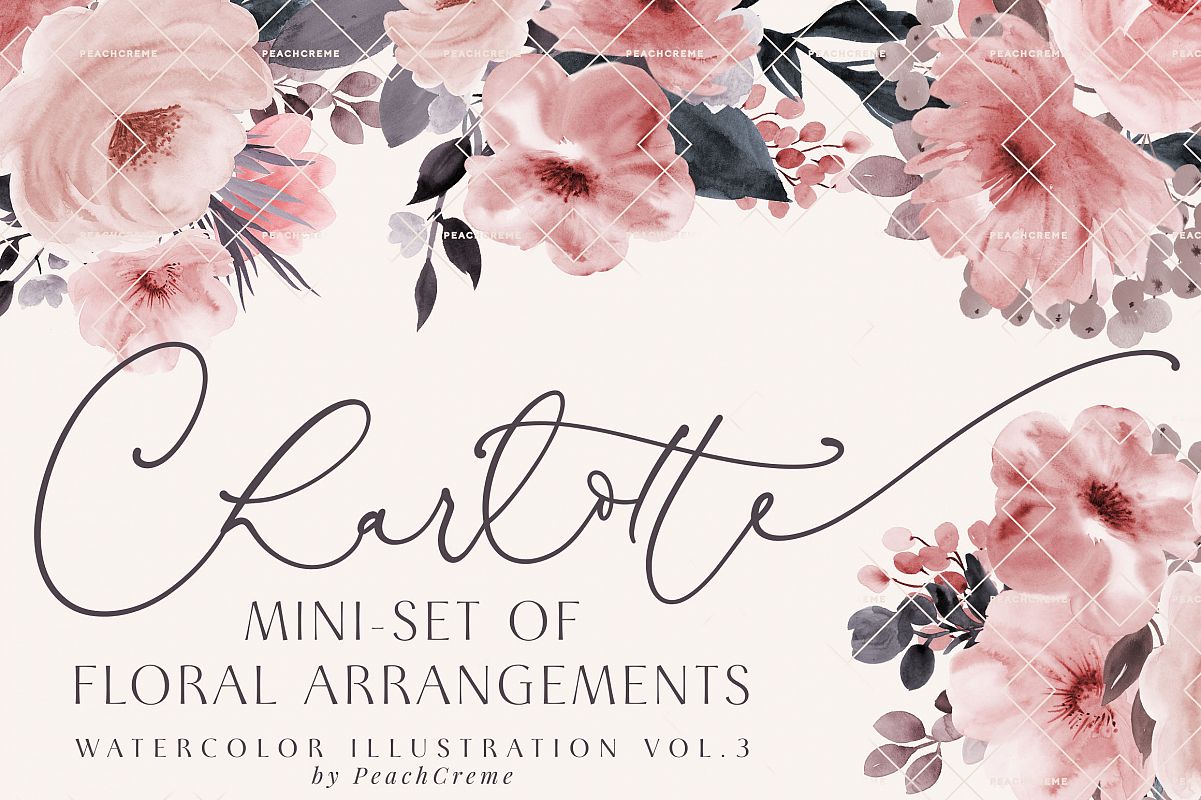 Charlotte // Mini Set of Floral Arrangements example image 1