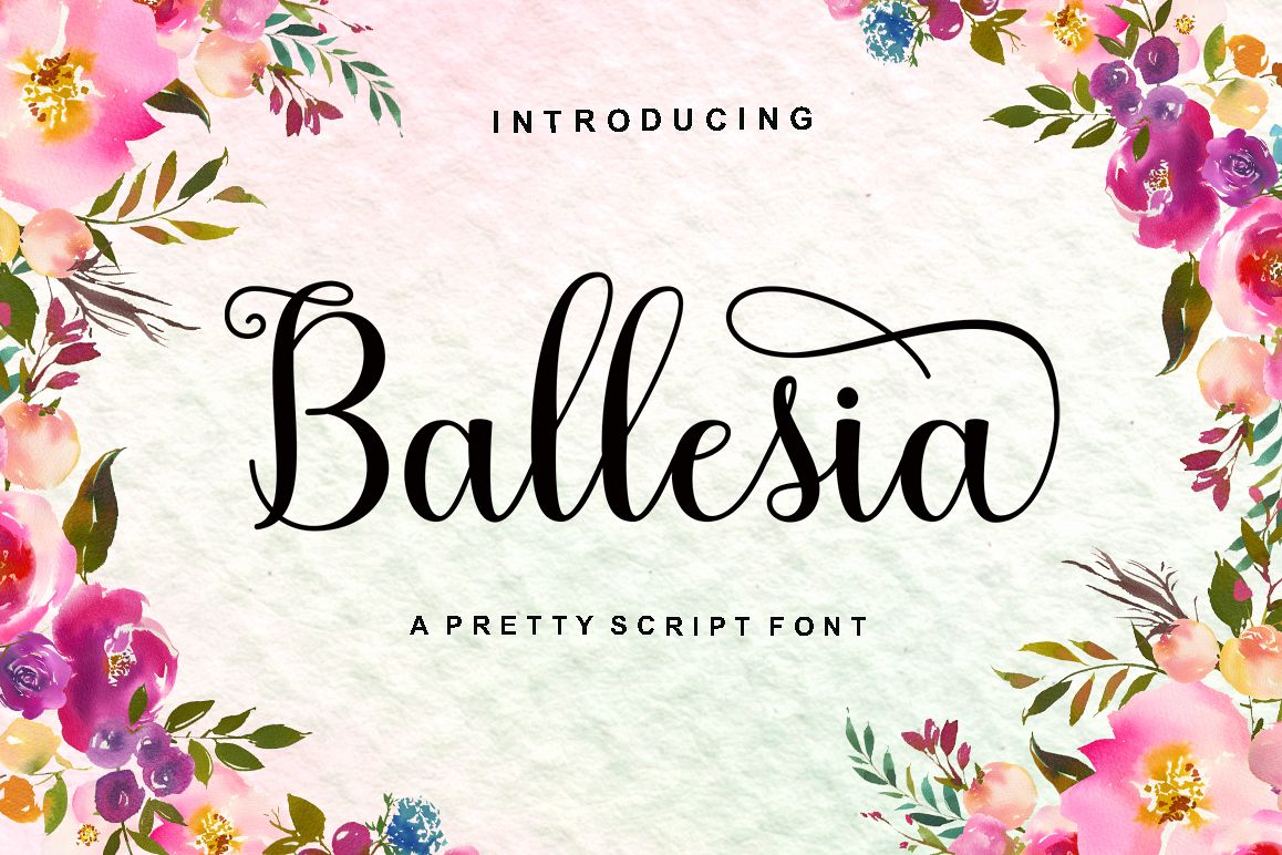 Ballesia Script example image 1