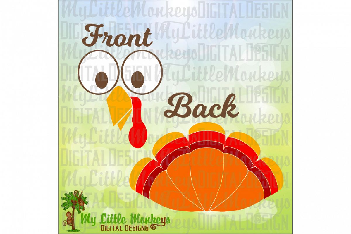 Turkey Face Turkey Feathers Baby Bodysuit Design example image 1