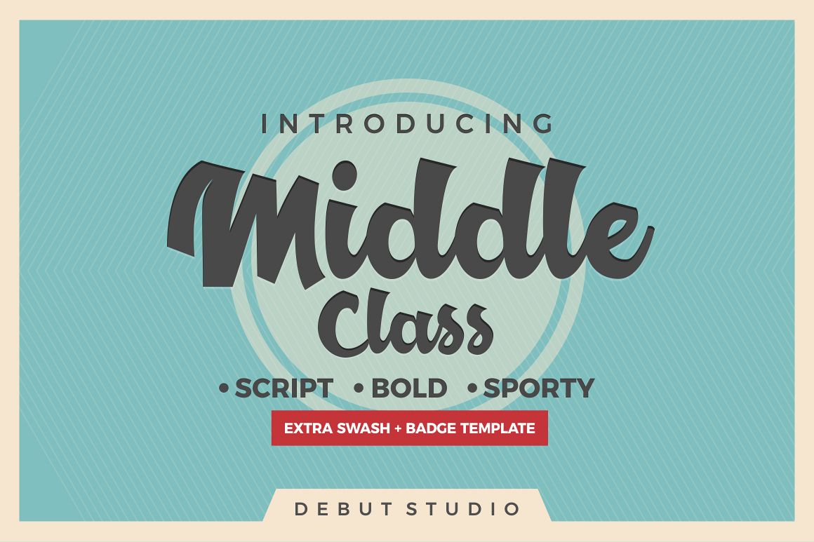 Middle Class Script + Extra example image 1