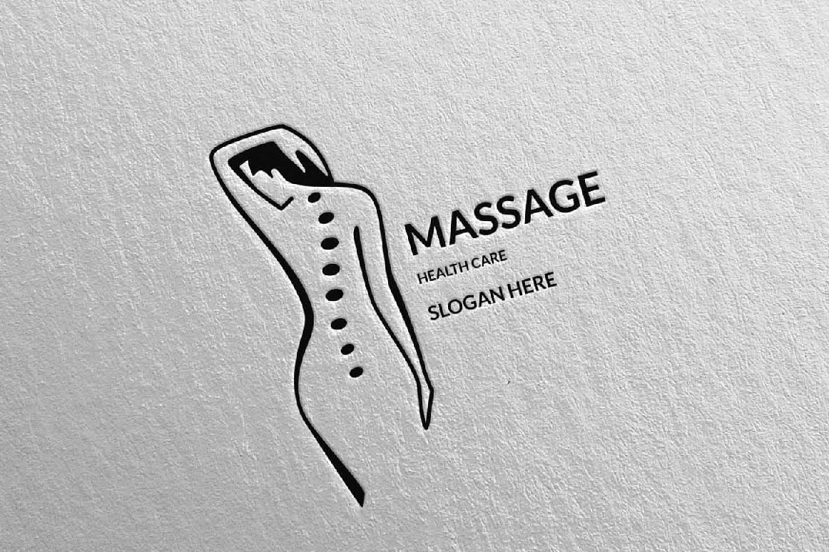 Massage Logo Design 8 example image 1