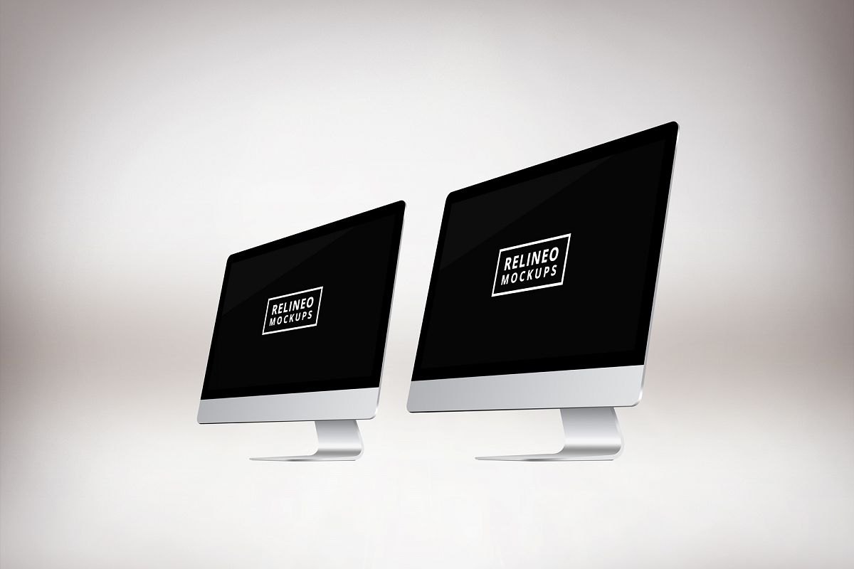 Apple iMac Mock-up #7 example image 1