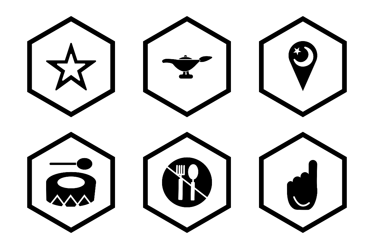 Set Of Ramadan Icons example image 1