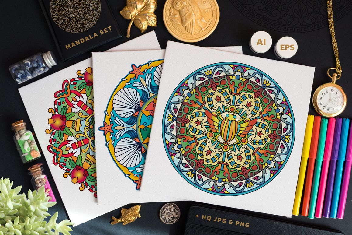 Seasonal and Holiday Mandalas example image 1