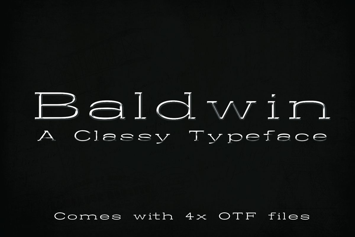 BALDWIN - A classy typeface example image 1