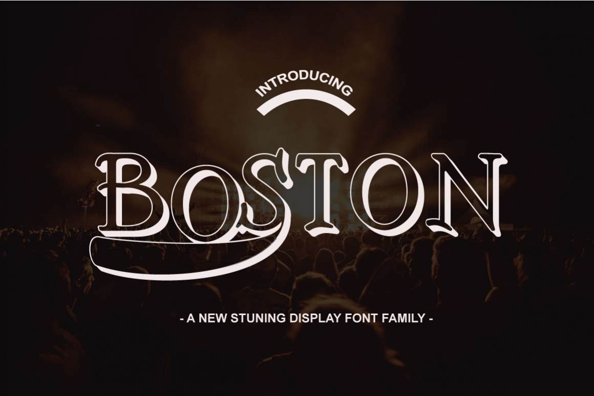 Boston Font Family example image 1