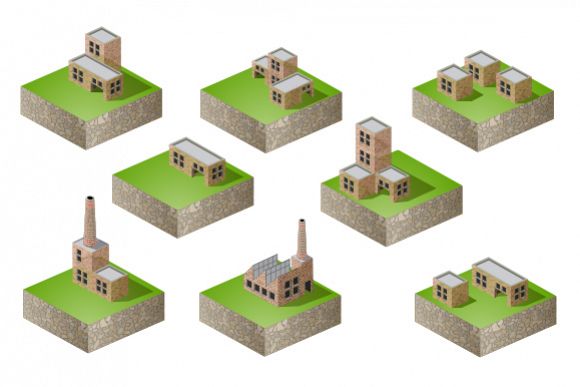 Industrial vector icons example image 1