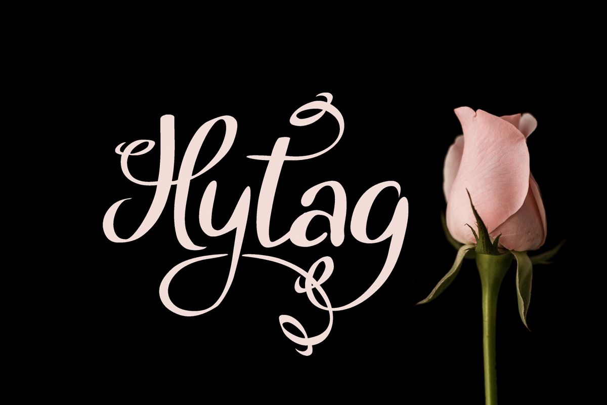 Hytag font example image 1