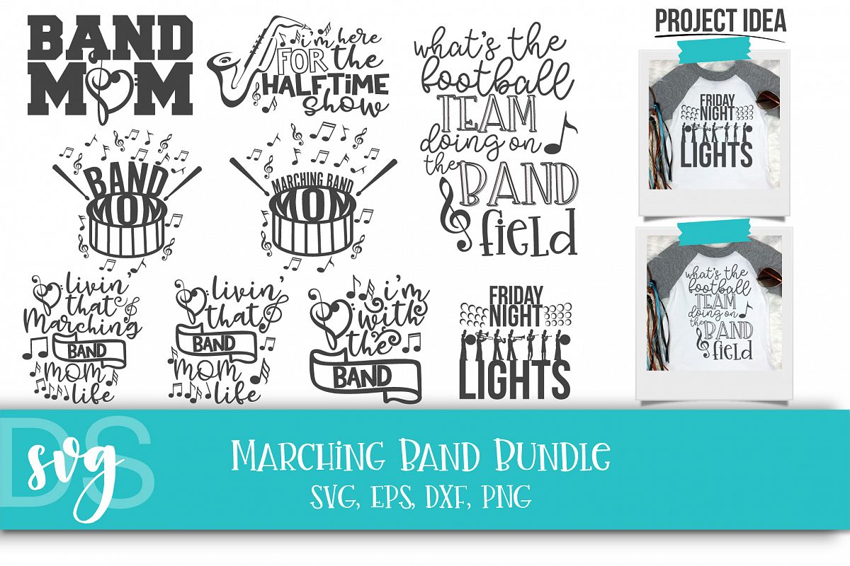 Drum Major, Marching Band, School Band, SVG, PNG, DXF, EPS (336621