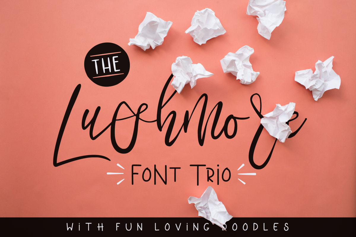 Lushmore Font Trio example image 1