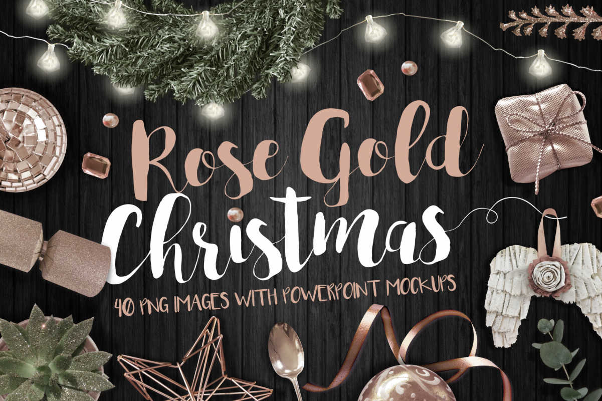 Rose Gold Christmas example image 1