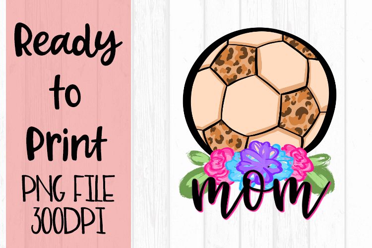 Doodle Mom Soccer Ready to Print example image 1