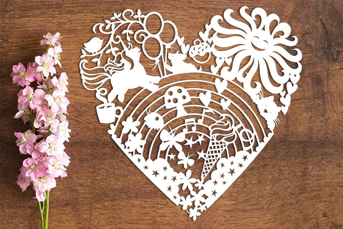 Happiest Template in the World - Paper Cutting Template example image 1