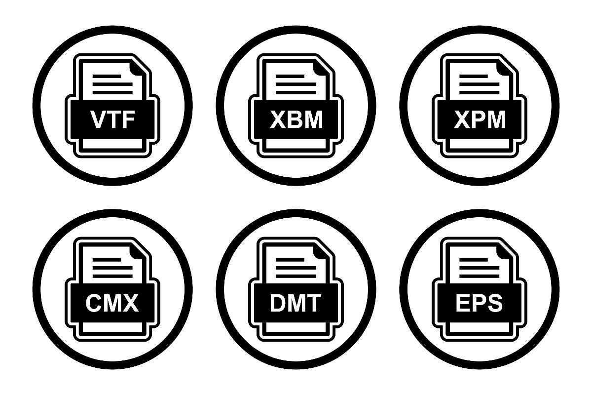 Set Of File Formats Icons example image 1