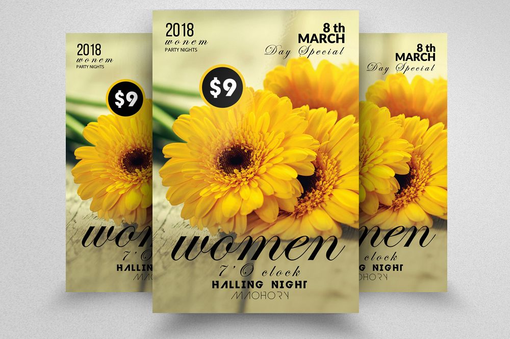 Women's Day Flyer example image 1