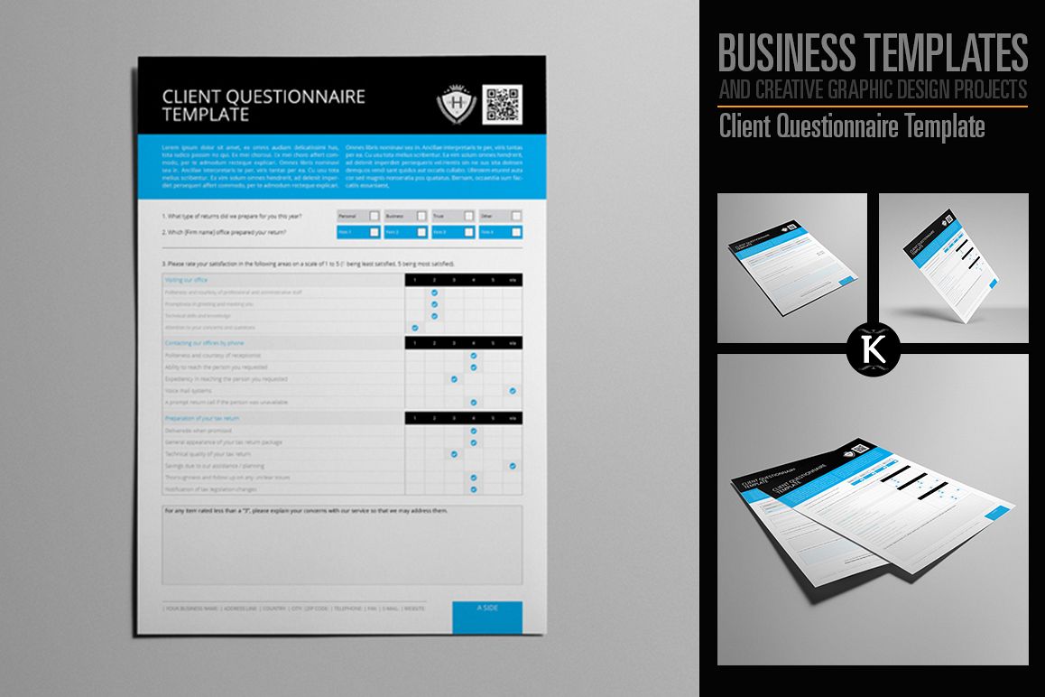 Client Questionnaire Template example image 1