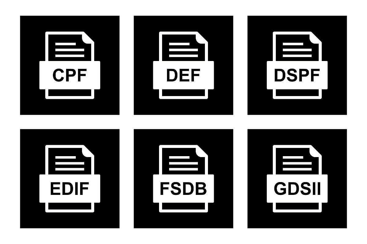 Set Of File Formats Icons example image 1