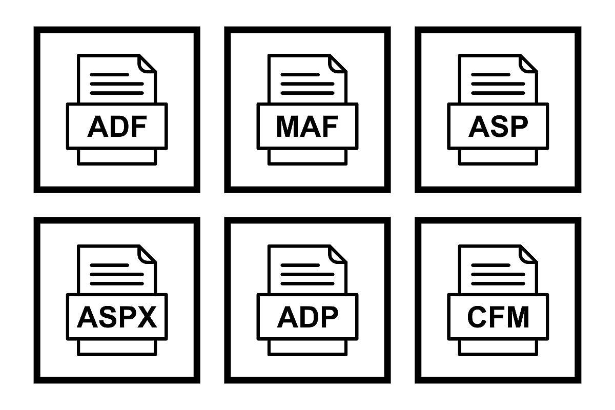 Set Of File Formats Icons example image 1