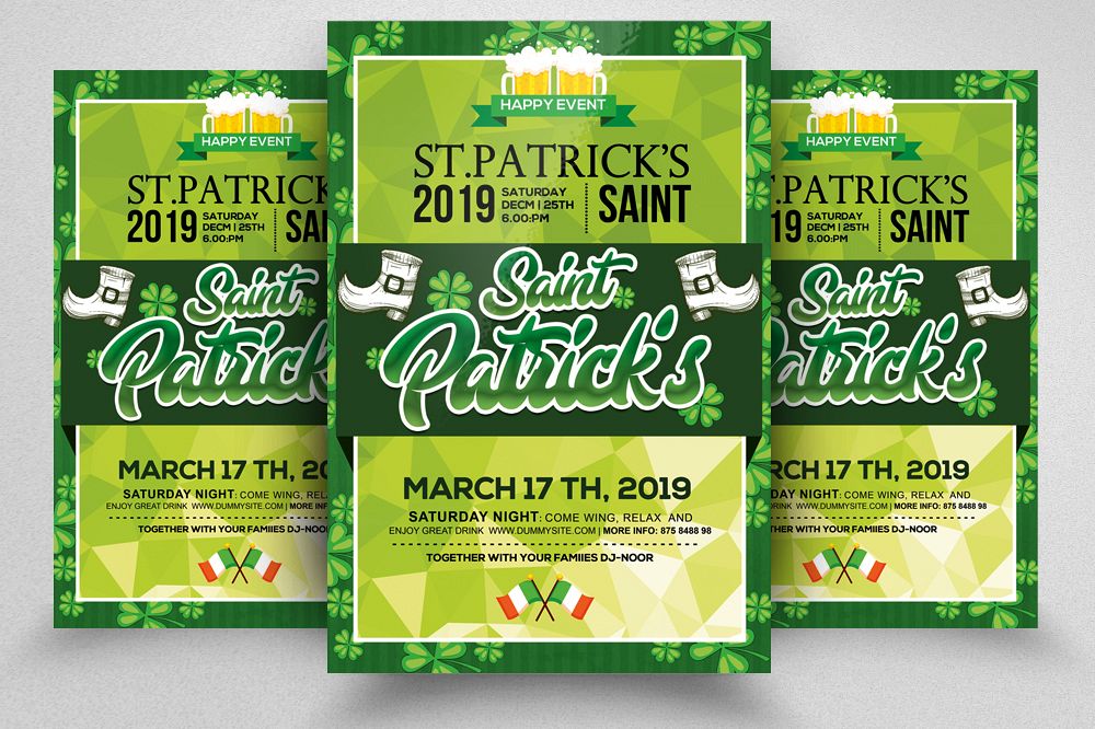 St. Patricks Day Flyer Template example image 1