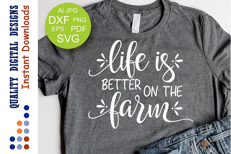 Life Is Better On The Farm SVG example image 1