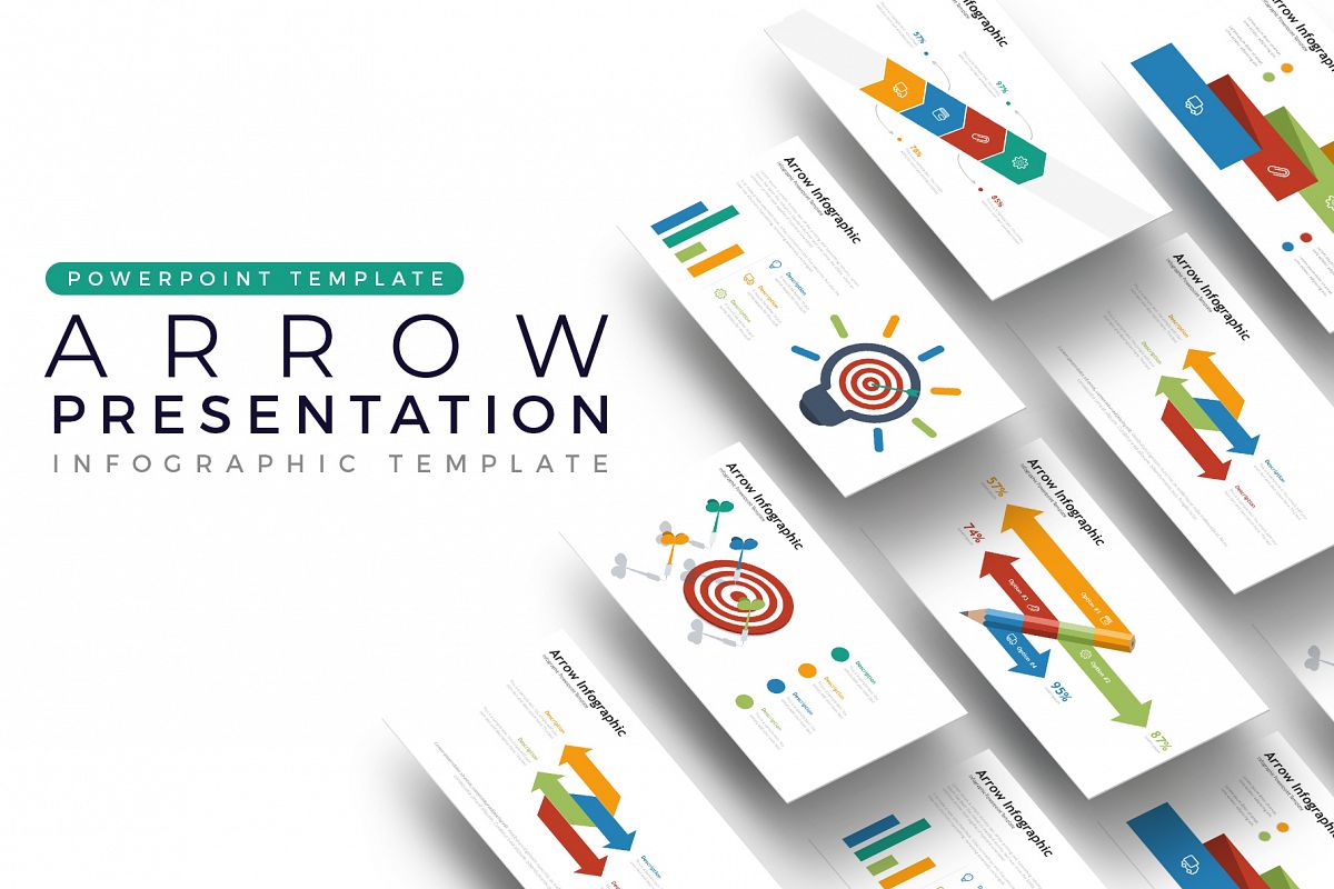 Arrow Presentation - Infographic Template example image 1
