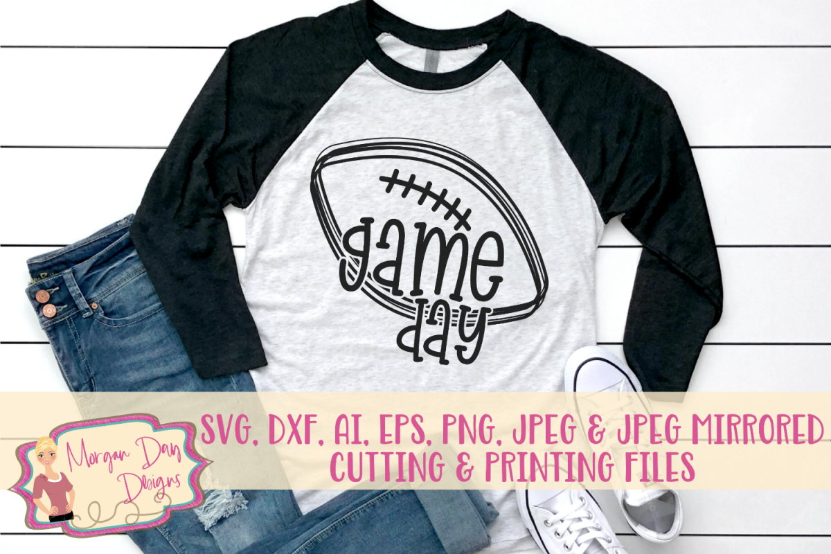 Game Day SVG, DXF, AI, EPS, PNG, JPEG example image 1