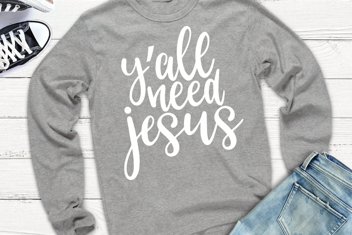 Y'all Need Jesus SVG example image 1