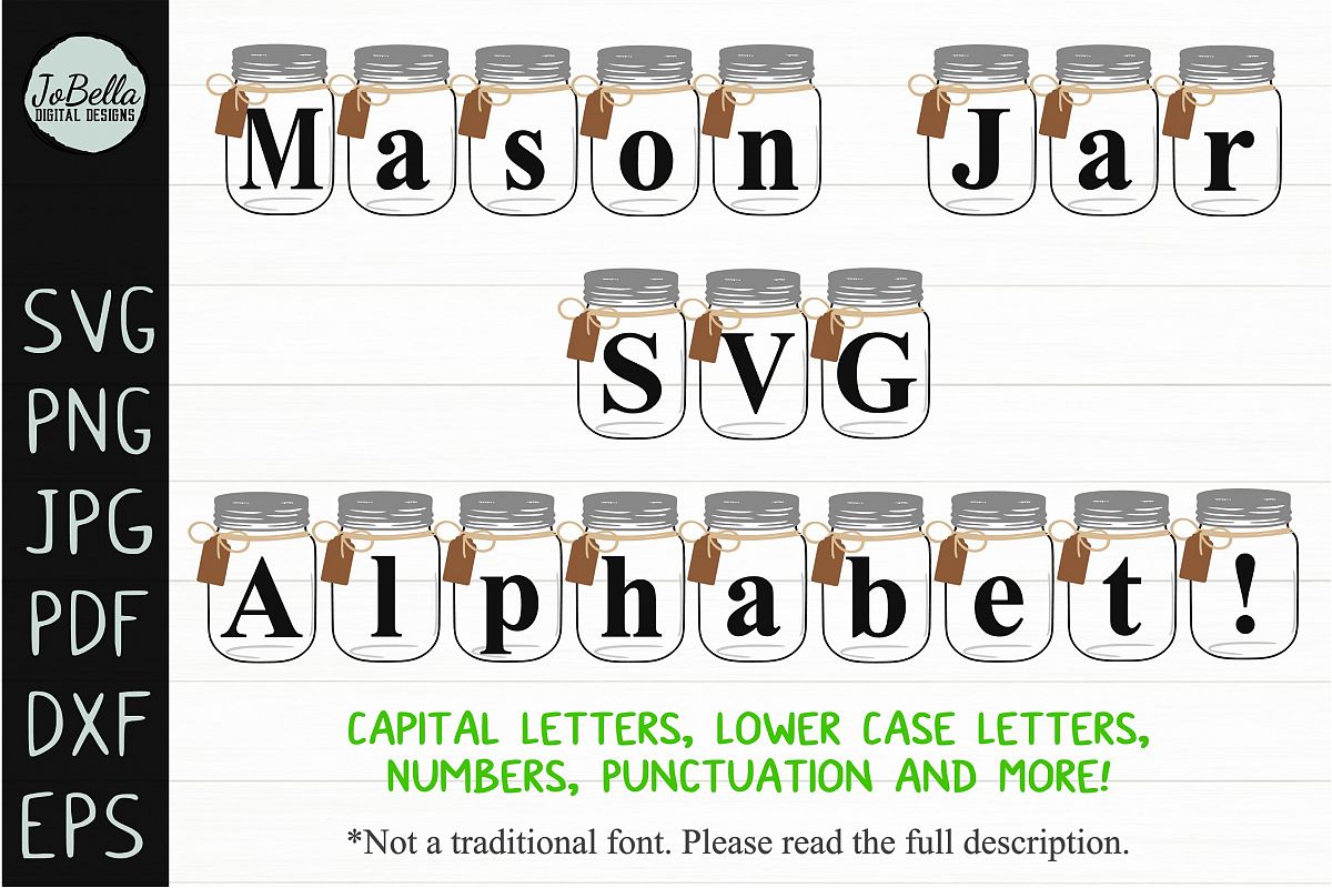 Farmhouse SVG Alphabet, Printables and Sublimation PNGs example image 1