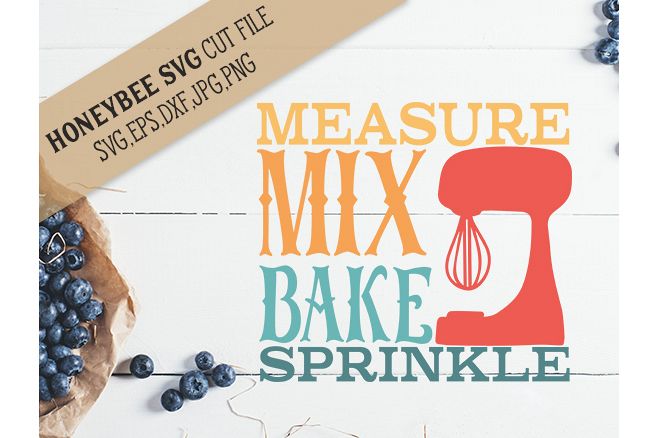 Measure Mix Bake svg example image 1