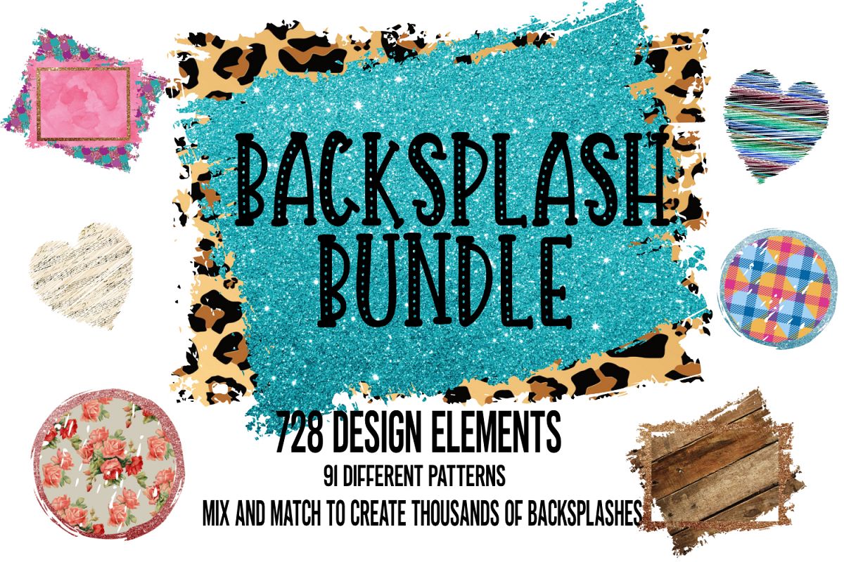 Download Backsplash Frames Bundle for Sublimation - 728 PNG Designs