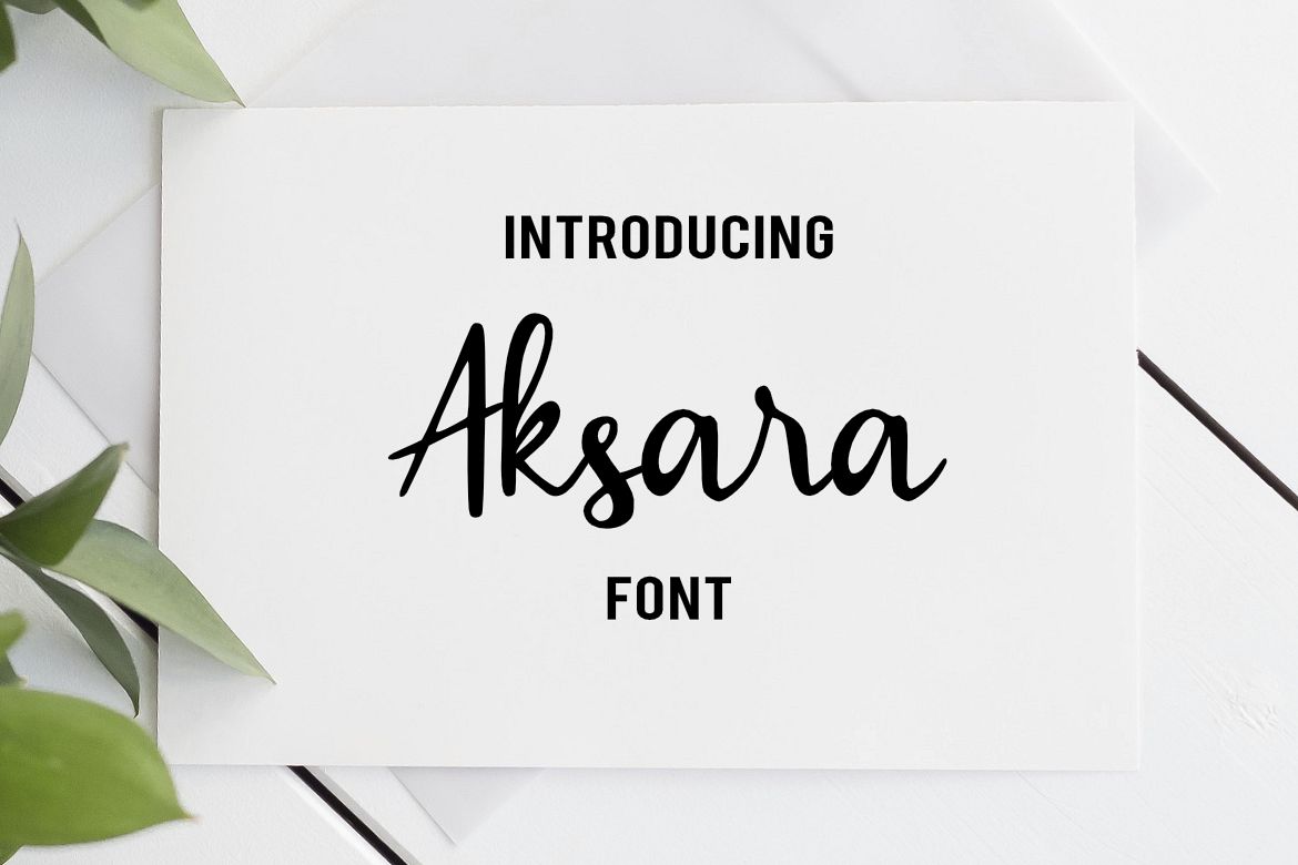 Aksara Font example image 1
