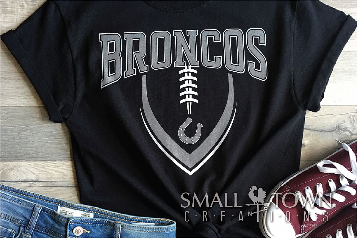 Bronco, Broncos Football, Team, Sport, PRINT, CUT & DESIGN example image 1